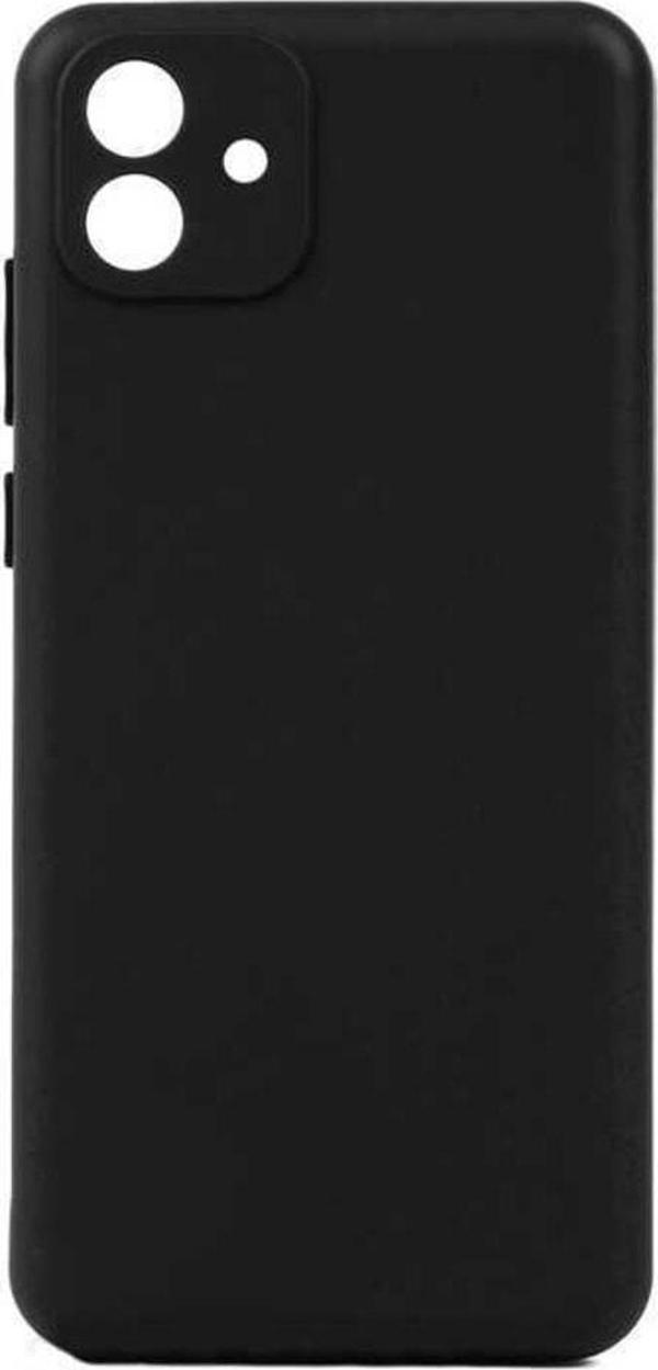 Coverzone Galaxy A04 Ile Uyumlu Kılıf Soft Pürüzsüz Bye Silikon Siyah - Image 1