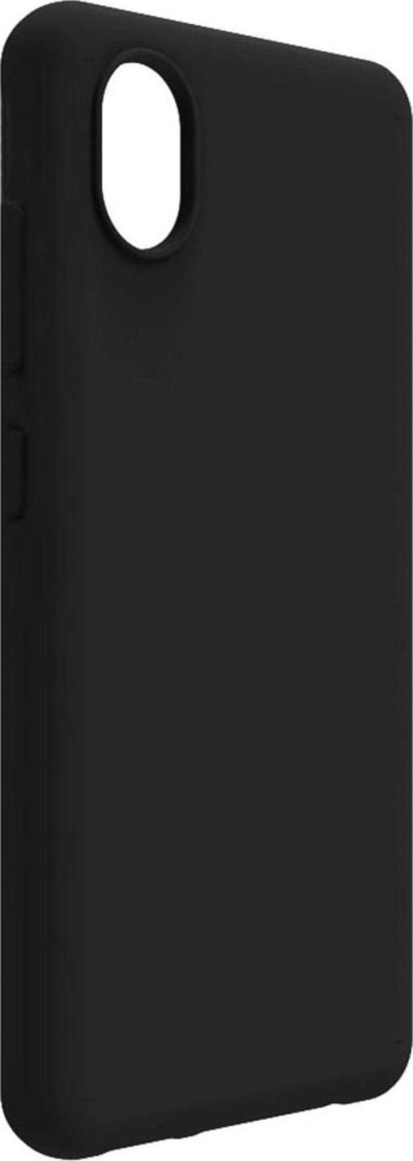 Coverzone Alcatel 1 2022 Ile Uyumlu Kılıf Soft Pürüzsüz Bye Silikon Siyah - Image 1