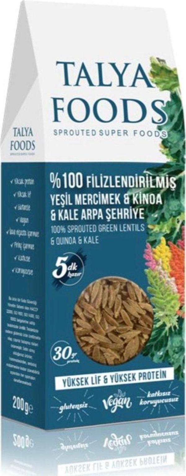 Talya Foods Yeşil Mercimek &Kinoa&Kale Arpa Şehriye - Image 1