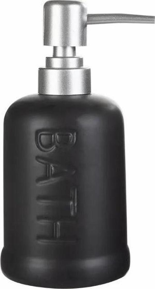 Stonware Seramik Sıvı Sabunluk Siyah  - Image 1