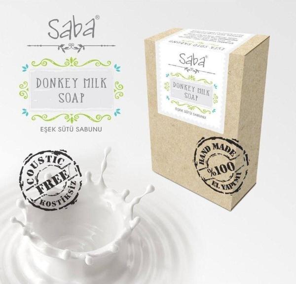 Saba Kostiksiz Eşek Sütü Sabunu 125Gr - Image 1