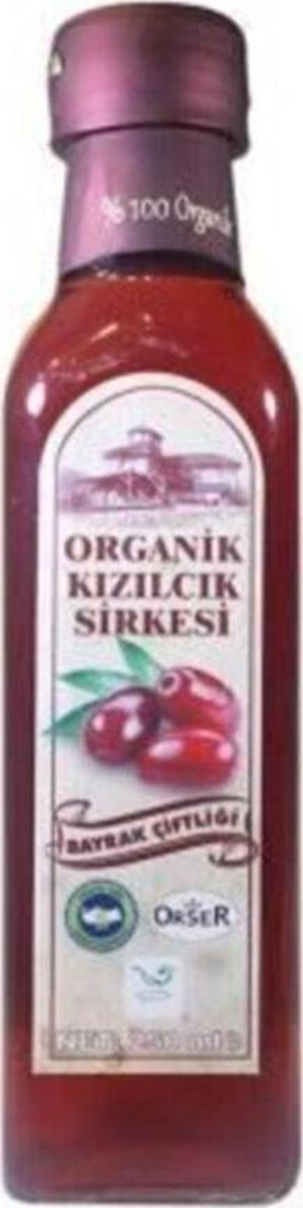 Bayrak Çiftliği Organik Kızılcık Sirkesi 500 Ml. - Image 1
