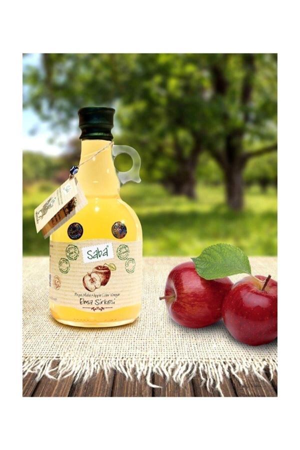 Saba Elma Sirkesi Cam Şişe 500 Ml 5 Yıl Dinlendirilmiş Katkısız - Image 1