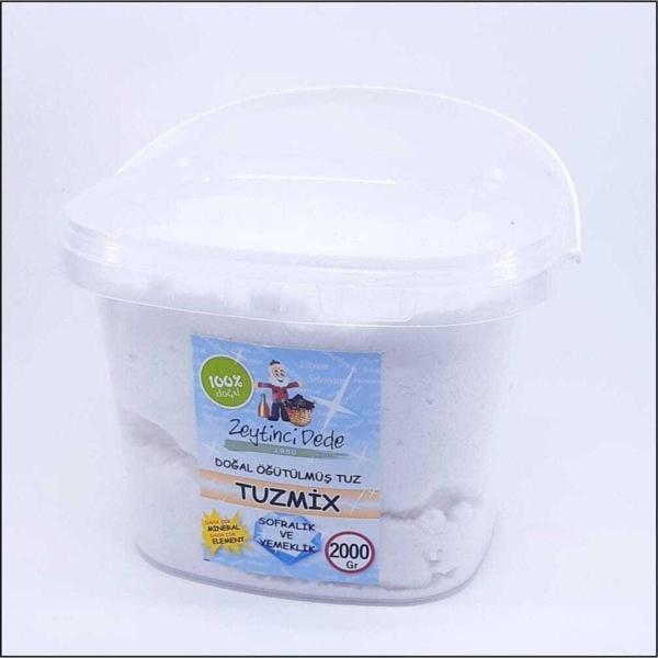Zeytinci Dede Doğal Öğütülmüş Tuzmix 2000 Gr - Image 1