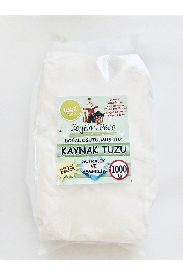 Zeytinci Dede Doğal Öğütülmüş Kaynak Tuzu 1000 Gr - Image 1