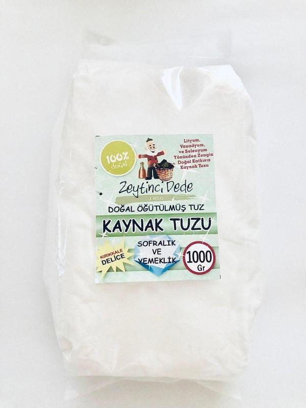 Zeytinci Dede Doğal Öğütülmüş Kaynak Tuzu 1000 Gr - Image 1