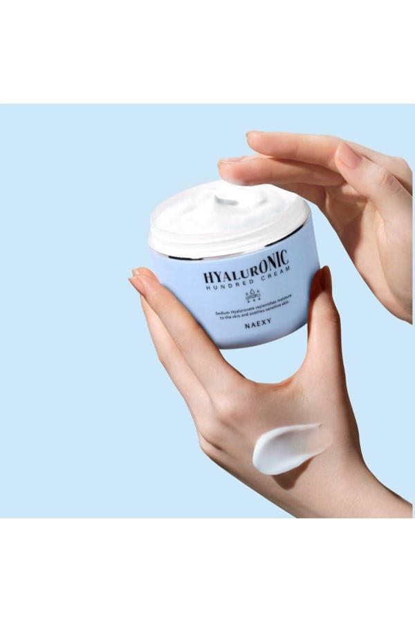 Naexy Hyalüronik Asit Içeren Nemlendirici Büyük Boy Krem Kore Hyaluronic Hundred Cream 100Ml - Image 1