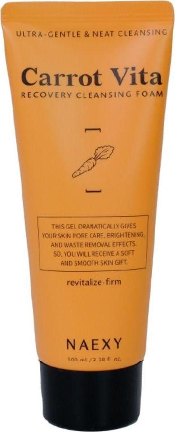 Naexy Beta Karoten Havuç Özü Içeren Temizleme Köpüğü Kore Carrot Vita Cleansing Foam - Image 1