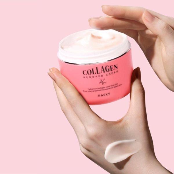 Naexy Büyük Boy Nemlendirici Ve Yaşlanma Karşıtı Krem Kore Collagen Hundred Cream 100 Ml - Image 1