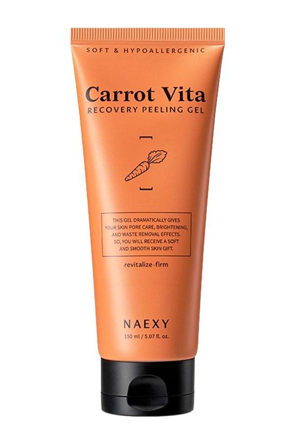 Naexy Beta Karoten Içeren Aydınlatıcı Taneciksiz Gomaj Peeling Kore Carrot Vita Peeling Gel 150 Ml - Image 1