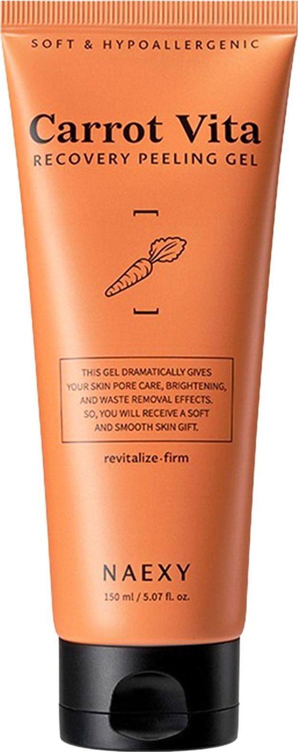 Naexy Beta Karoten Içeren Aydınlatıcı Taneciksiz Gomaj Peeling Kore Carrot Vita Peeling Gel 150 Ml - Image 1