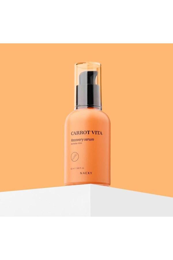 Naexy Beta Karoten Havuç Özü Içeren Aydınlatıcı Bakım Serumu Kore Carrot Vita Recovery Serum 50Ml - Image 1