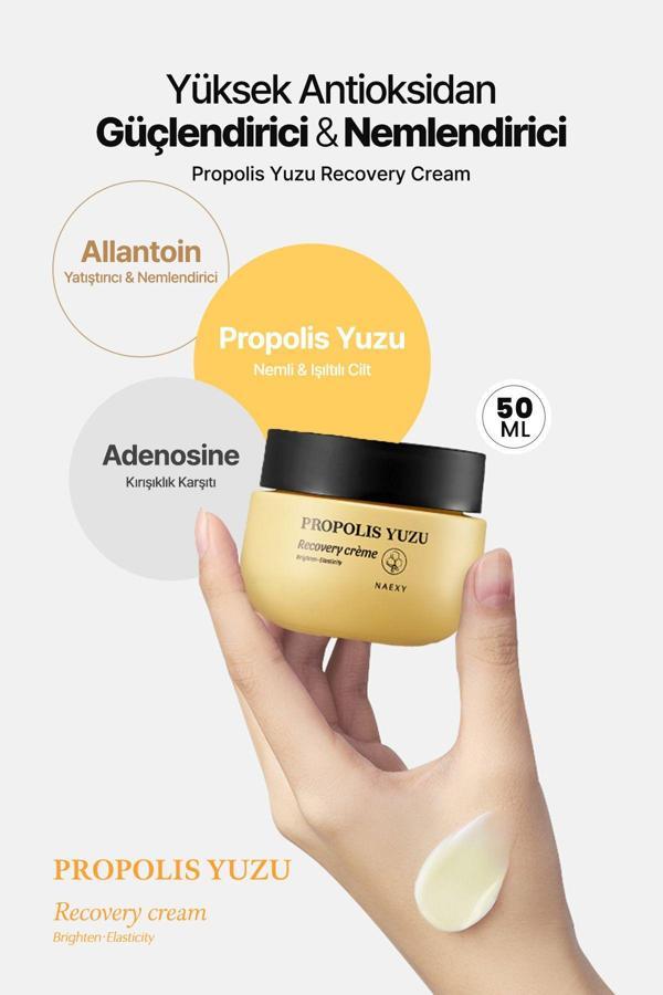 Naexy Onarıcı Ve Nemlendirici, Bariyer Güçlendirici Propolis Krem Kore Propolis Yuzu Recovery Cream - Image 1