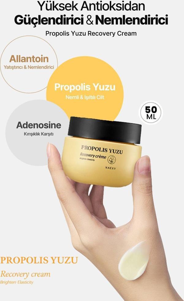 Naexy Onarıcı Ve Nemlendirici, Bariyer Güçlendirici Propolis Krem Kore Propolis Yuzu Recovery Cream - Image 1