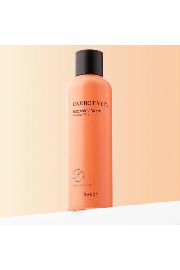 Naexy Beta Karoten Havuç Özü Içeren Aydınlatıcı Tonik Kore Carrot Vita Recovery Toner 200Ml - Image 1