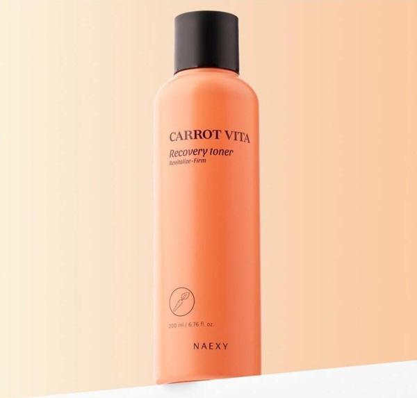 Naexy Beta Karoten Havuç Özü Içeren Aydınlatıcı Tonik Kore Carrot Vita Recovery Toner 200Ml - Image 1