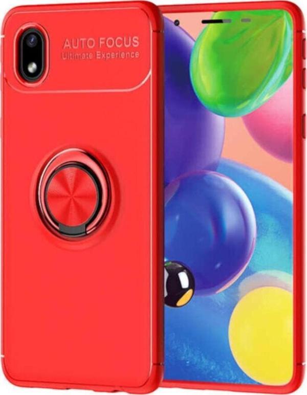Coverzone Galaxy A01 Core Novel Silikon Kılıf Kırmızı - Image 1