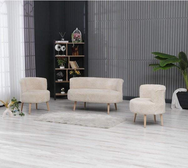 Harmony Puffy Çay Seti Koltuk Takımı Cafe, Ofis, Balkon, Yazlık, Teras, Bahçe - Image 1