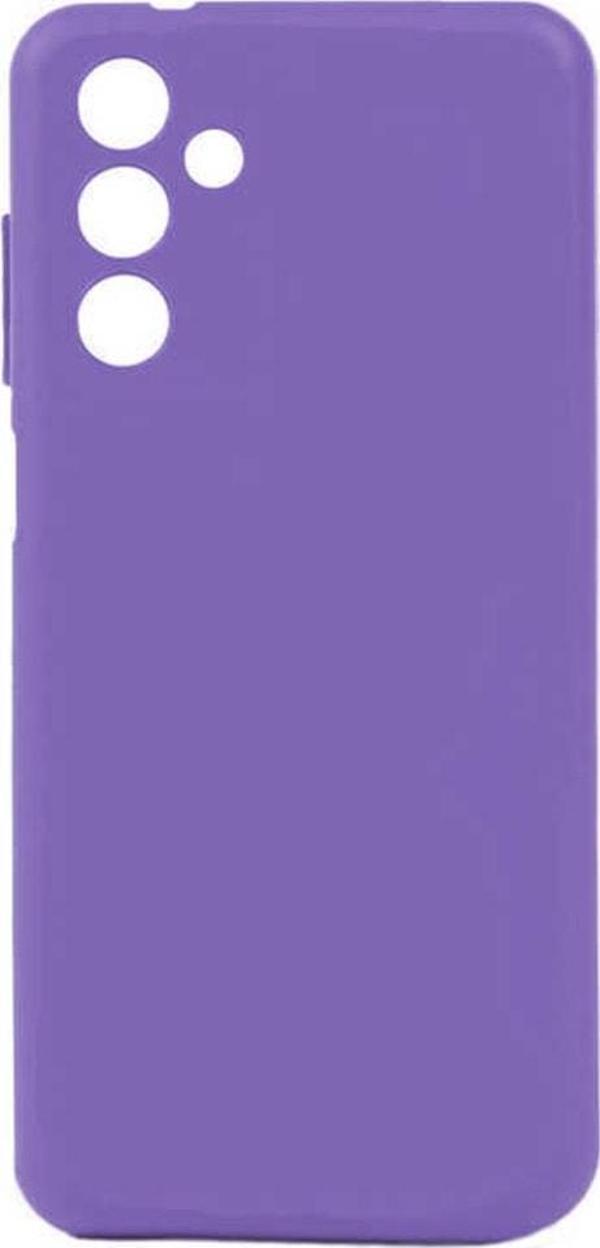 Coverzone Galaxy A04s Ile Uyumlu Kılıf Soft Pürüzsüz Bye Silikon Lila - Image 1