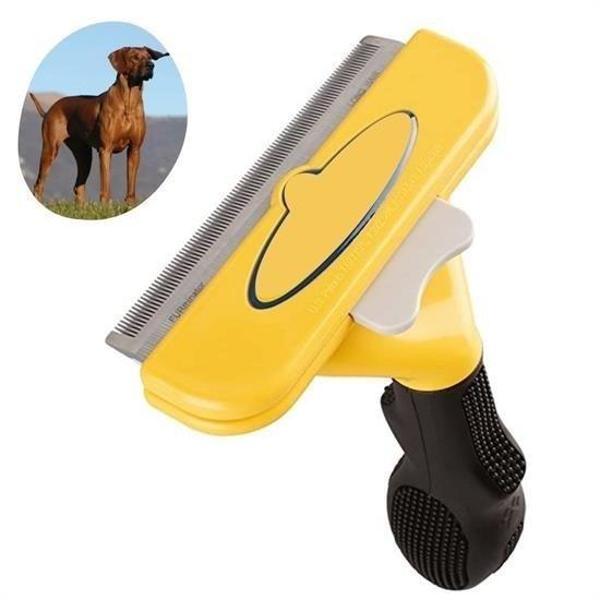 BUFFER® Kedi ve Köpekler İçin Kısa Tüylü Köpek Tarağı Tüy Toplayıcı Tarak Large - Image 1