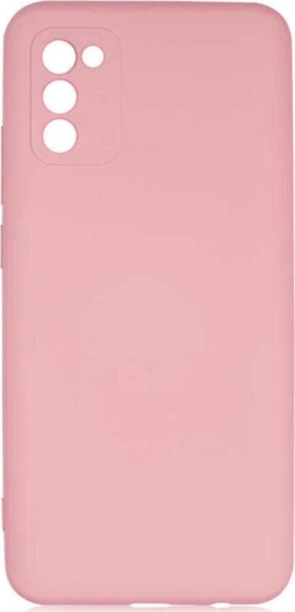 Coverzone Galaxy A02 Kılıf Delux Silkytermoplastik Kılıf Açık Pembe - Image 1