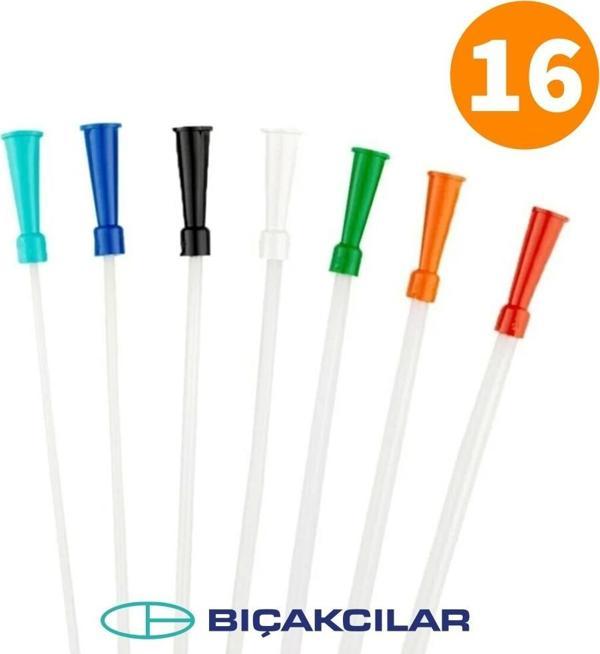 Bıçakcılar Aspirasyon Sondası No: 16 (Turuncu) 140 Adet - 1 Kutu - Image 1