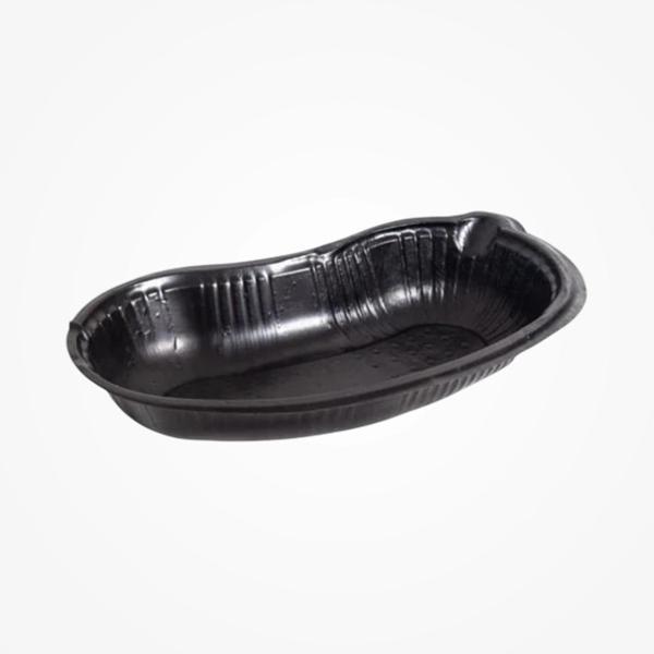 Böbrek Küveti Plastik - Siyah 100'lü Paket - Image 1