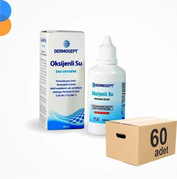Dermosept Oksijenli Su 100ml - 60 Adet - Image 1