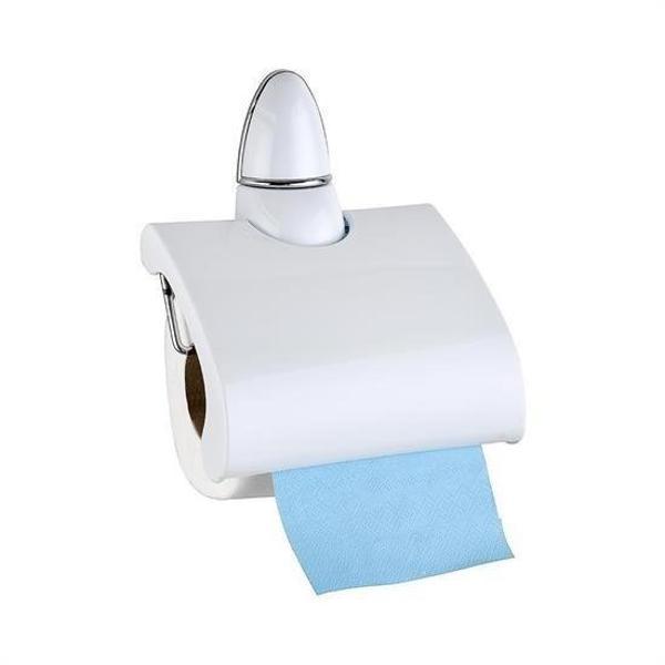 BUFFER® Kapaklı Rulo Tuvalet Kağıdı Tutucu Askısı Standı Wc Kağıtlık - Image 1