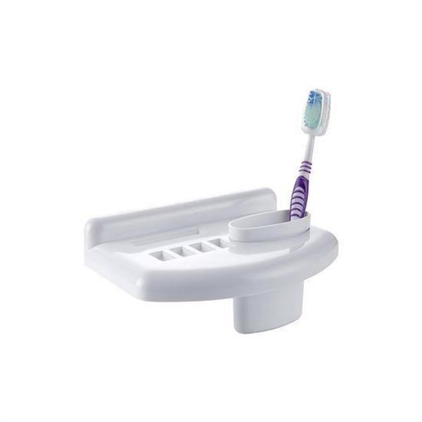 BUFFER® Banyo Diş Macunu Diş Fırçası Tutacağı Bardağı Fırçalık Stand - Image 1