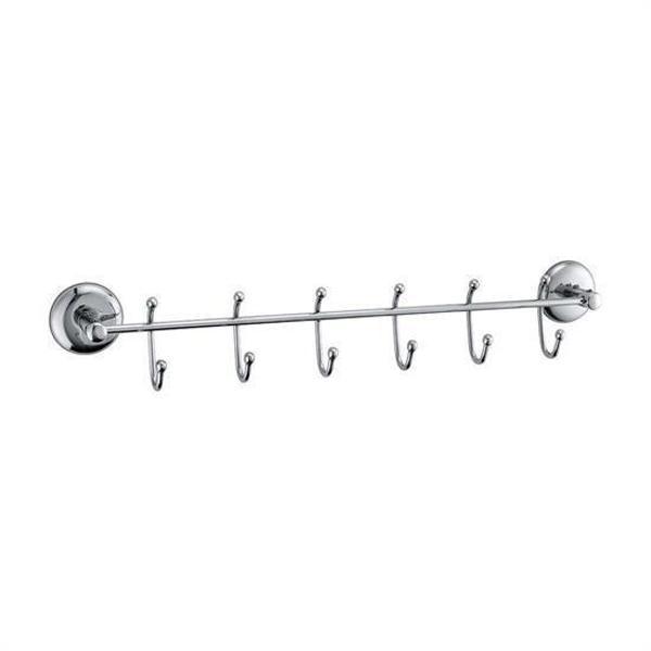 BUFFER® 6 Kancalı Dekoratif Askılık Mutfak Banyo Duvar Yüzeyi Askısı - Image 1