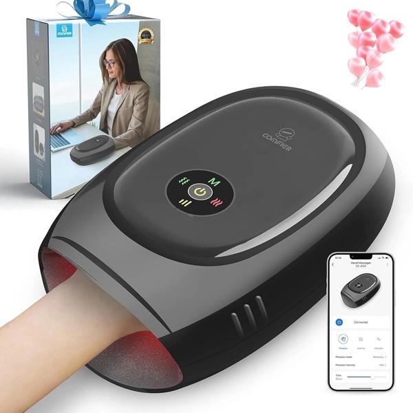 COMFIER Akıllı El Masajı Makinesi, Uygulama Kontrolü, Isı ve Kompresyonlu - Image 1