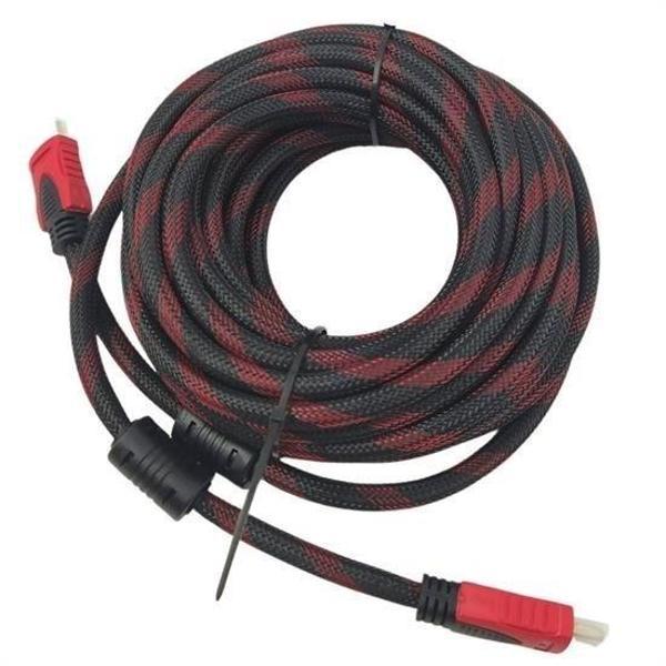 BUFFER® HDMI Kablosu HDTV Bilgisayar Uydu Görüntü Ses Full HD Sargılı Görüntü Aktarma Kablosu - Image 1