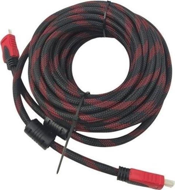 BUFFER® HDMI Kablosu HDTV Bilgisayar Uydu Görüntü Ses Full HD Sargılı Görüntü Aktarma Kablosu - Image 1