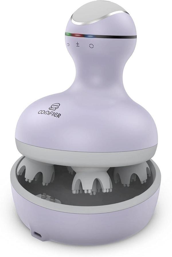 COMFIER Kablosuz Elektrikli Saç Derisi Masaj Cihazı - Mor - Image 1