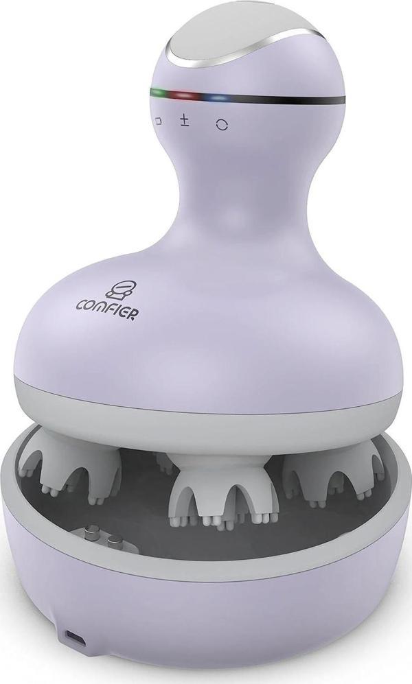 COMFIER Kablosuz Elektrikli Saç Derisi Masaj Cihazı - Mor - Image 1