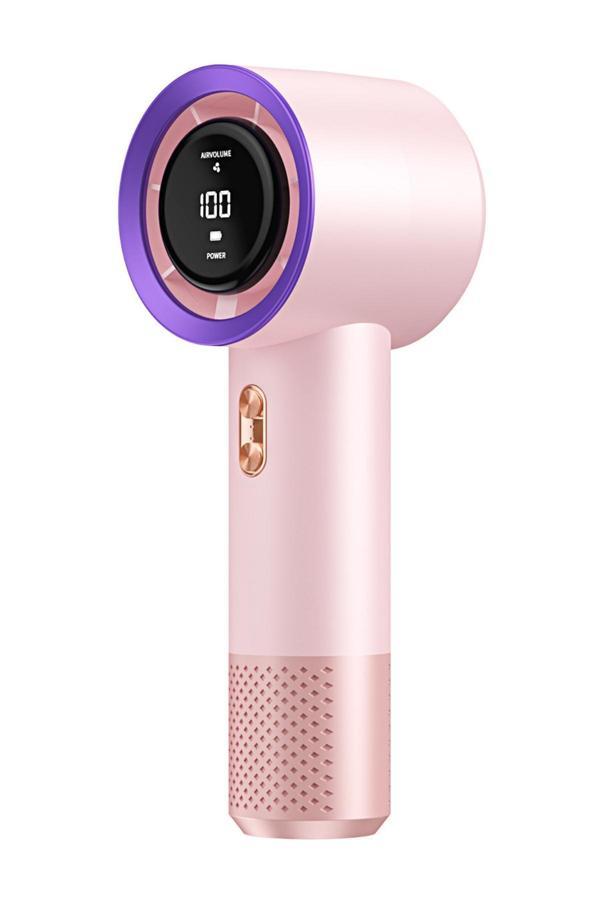 Taşınabililir Mini Usb Şarjlı Turbo Dijital Ekranlı El Vantilatör Fan Soğutucu T13 - Image 1