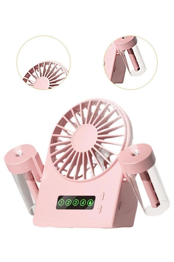 Taşınabilir Masaüstü Su Hazneli Usb Şarjlı 4 Kademe Fan Vantilatör Soğutucu F8 - Image 1
