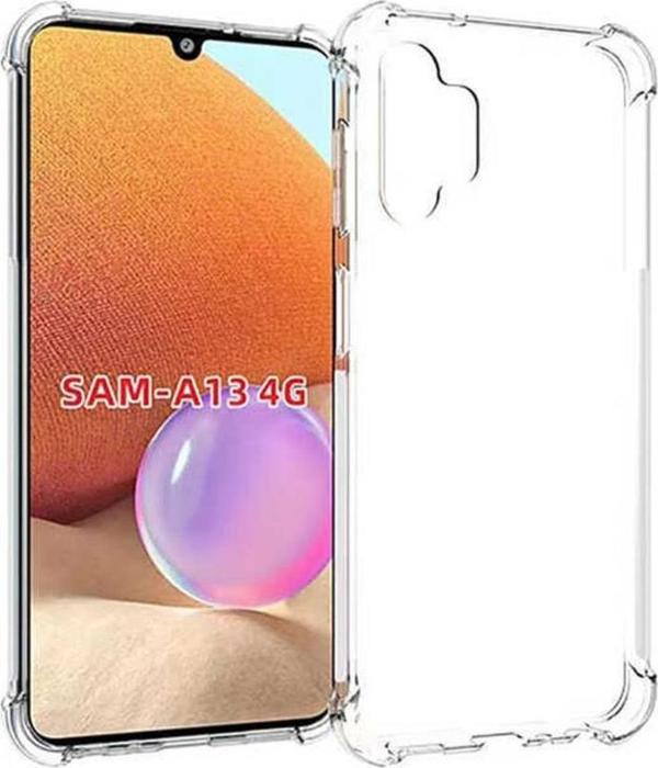 Coverzone Galaxy A13 4g Ile Uyumlu Kılıf Kamera Korumalı Clear Anti-shock Sert Arka Kapak Şeffaf - Image 1