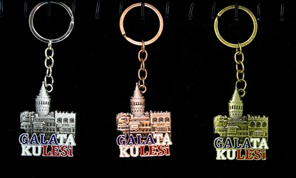 Metal Galata Kulesi Anahtarlık Alk2212 - Image 1