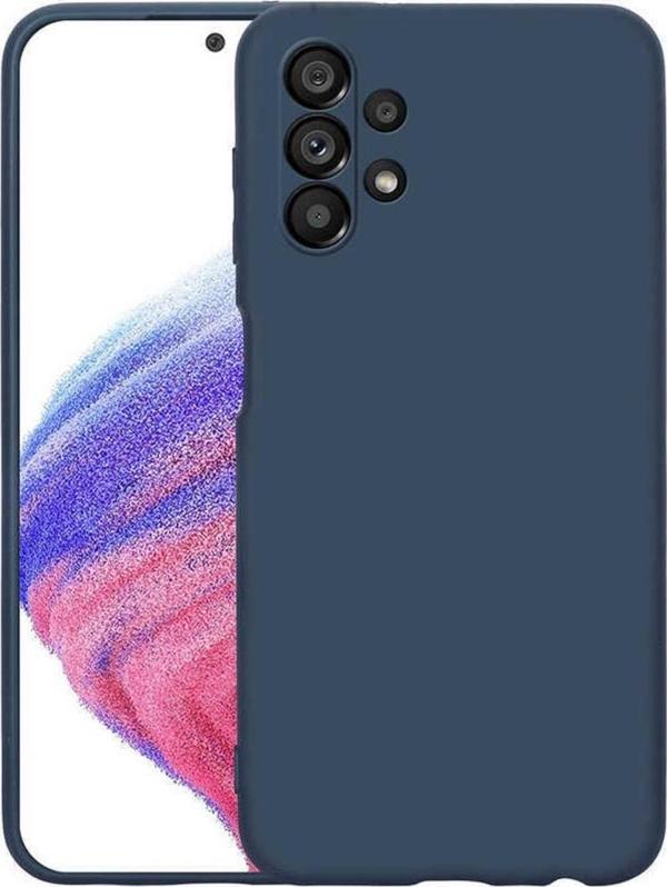 Coverzone Galaxy A13 4g Ile Uyumlu Kılıf Mara Silky Termoplastik Kılıf Lacivert - Image 1