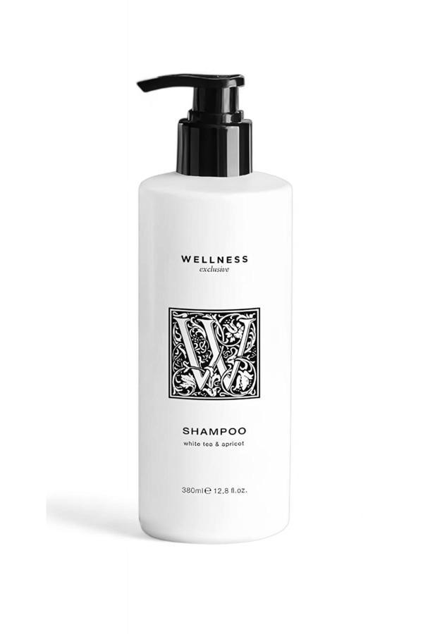 Wellness Exclusive White Tea & Apricot Shampoo 380 ml – Beyaz Çay ve Kayısı Özlü Bakım Şampuanı - Image 1