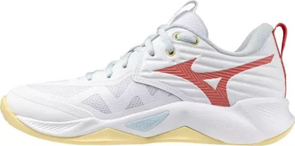 Wave Momentum Pro Kadın Voleybol Ayakkabısı Beyaz / Turuncu - Image 1