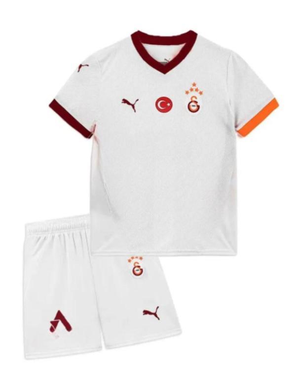  Galatasaray Orijinal Lisanslı 24-25 Sarı - Kırmızı 5 Yıldızlı Çocuk Forma Set - Image 1