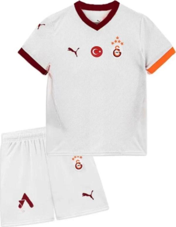  Galatasaray Orijinal Lisanslı 24-25 Sarı - Kırmızı 5 Yıldızlı Çocuk Forma Set - Image 1