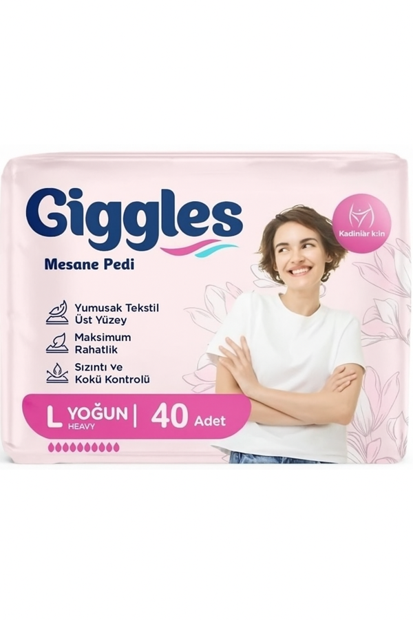 Giggles Kadın Mesane Pedi Large (Yoğun) 40 Adet - Image 1