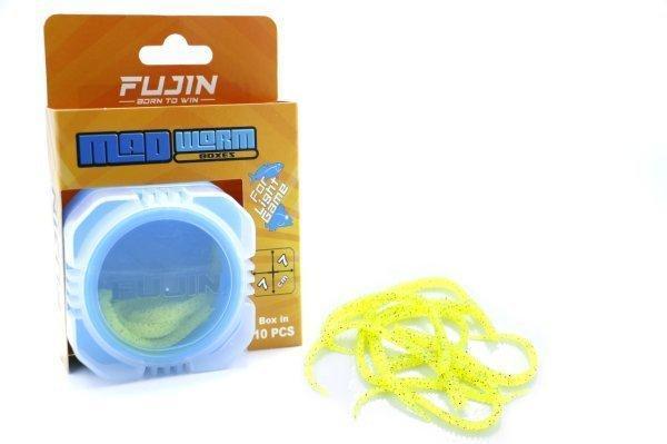 Fujin Mad Worm 9cm LRF Silikonu Yellow - Image 1