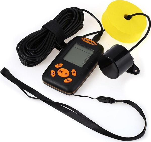 Valkyrie Dijital Balık Bulucu Ultrasonik Sonar Gps100Mt Siyah - Image 1