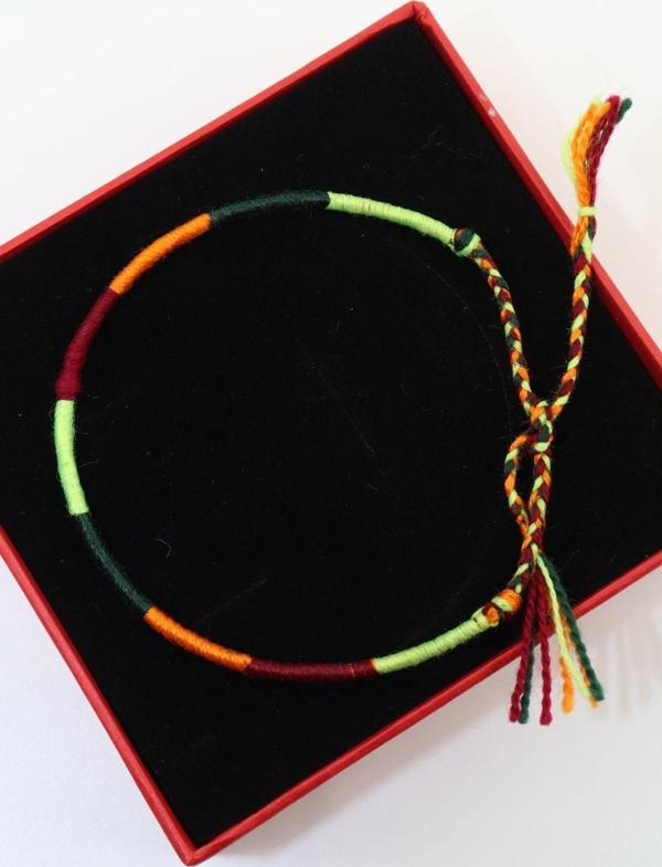 Örme ip bileklik, erkek ip bileklik, kadın ip bileklik, ipli bileklik, ip bileklik, bileklik. - Image 1