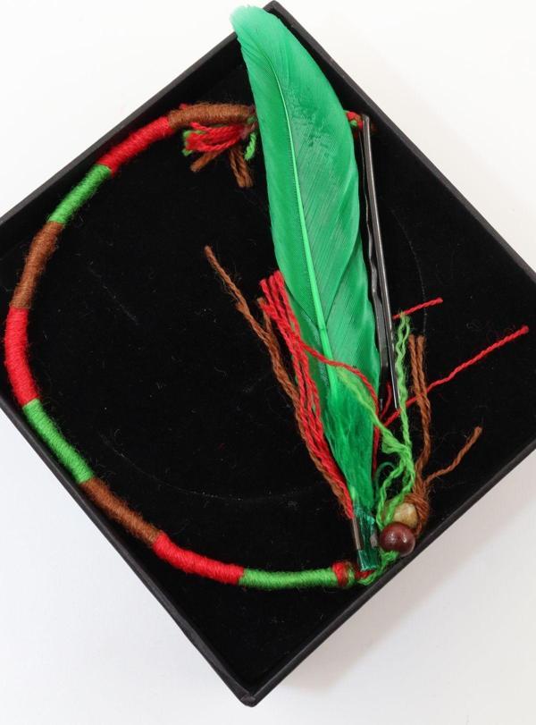 Saç ipi. Hair wrap saç ipi. Rasta saç ipi. Renkli saç örgü ipi. Saç örgü ipi. Bohem saç ipi. - Image 1